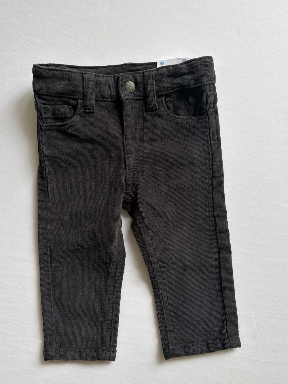 Mayoral Dark Charcoal Stretch Cords for Baby Boy
